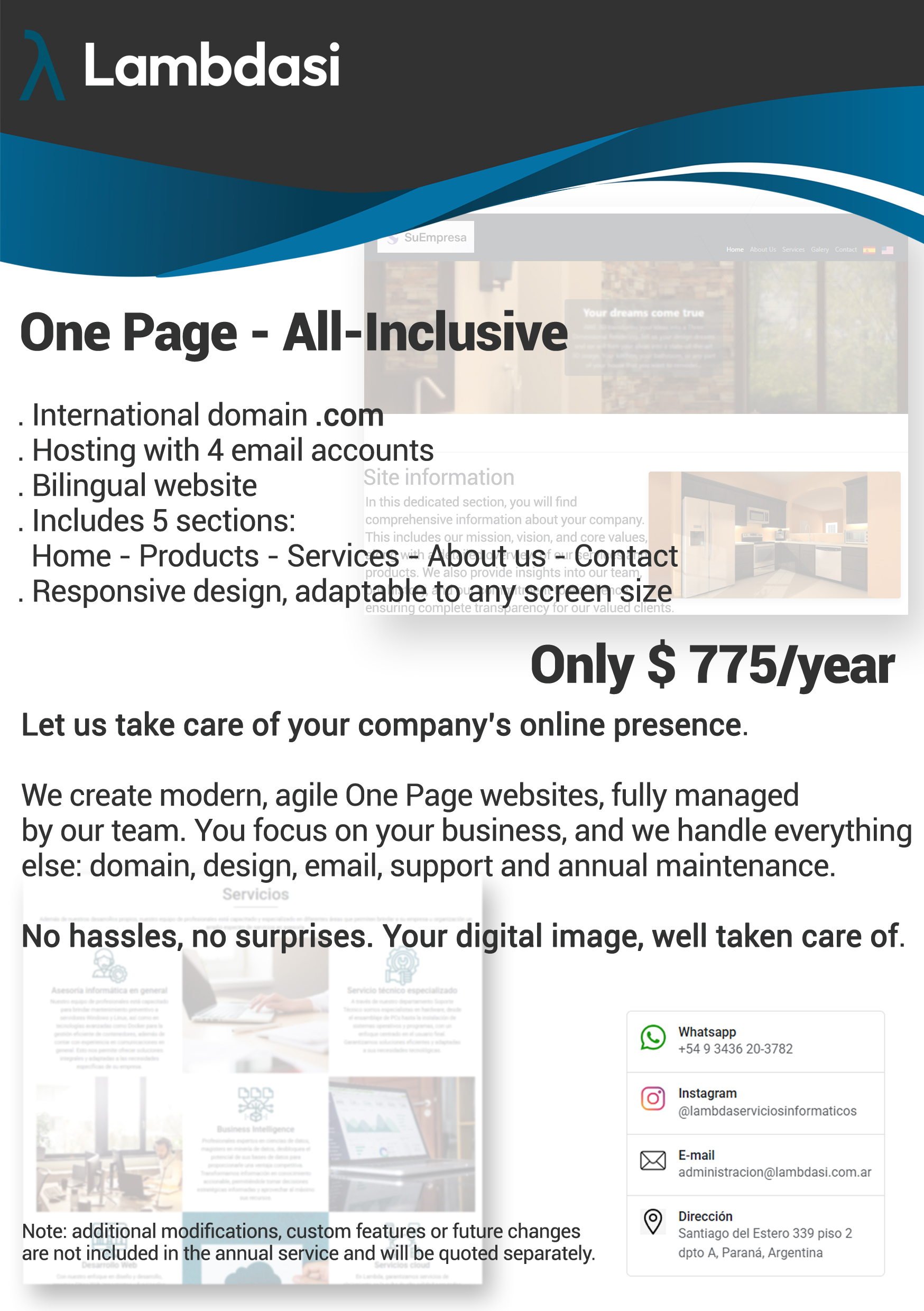 One Page de Lambda